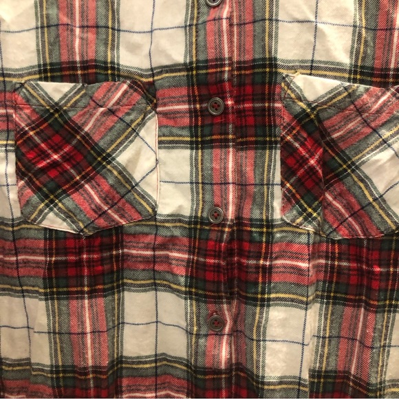 Dressbarn plaid soft flannel long sleeve button up shirt SZ M - Picture 3 of 10